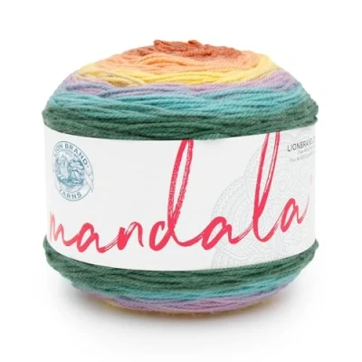 Image of Lion Brand Yarn Mandala, Multicolor for Knitting, Crochet and Crafting, Doxy, 1 Pack