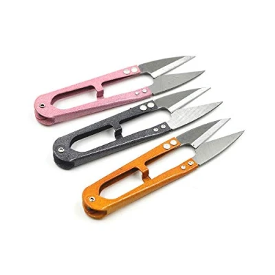Image of 4.1inch Bonsai Pruning Scissors Pruner Shears for Bud and Leaves Trimmer Yarn Thread Cutter Mini Small Snips Trimming DIY Supplies