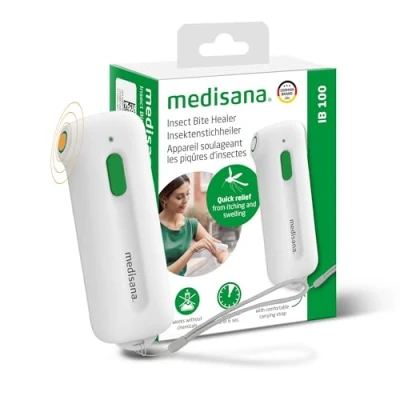 Image of medisana IB 100 Insect bite Healer for Treatment of Bites and stings, Against itching Swelling, Travel Camping Gadget Without Chemical substances Mosquito