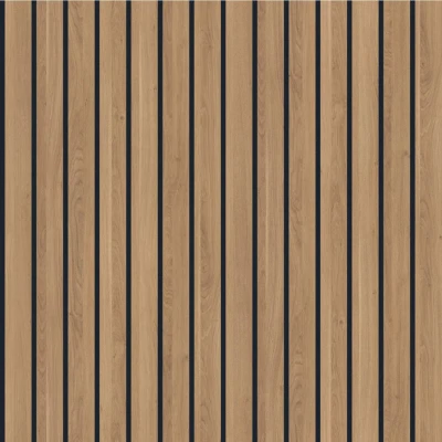 Image of Naturepanel Brown Cuneo Oak Wall Panel Hydrolock 2400 x 598mm