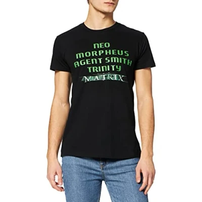 Image of Marvel MEFALCOTS008 Men&#039;s T Shirt, Black, S