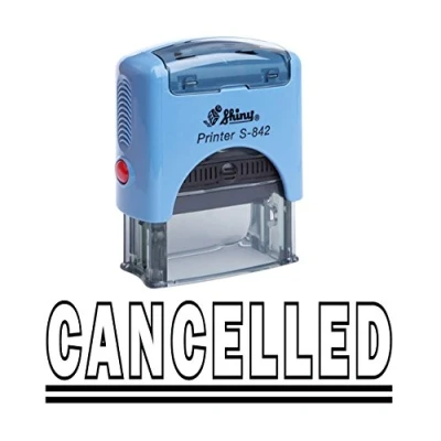 Image of Printtoo CANCELLED Self Inking Rubber Stamp Office Stationery Custom Shiny