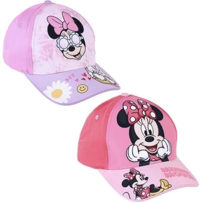 Image of Minnie Mouse Kids&#039; Cap Lilac Suitable from 2 to 8 Years Combines Cotton and Polyester Children&#039;s with Adjustable Back Velcro Original Product Designed in Spain