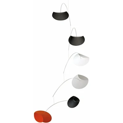 Image of Flensted Mobiles Flying Saucers Ii Hanging Mobile 34 Inches High Quality Plastic