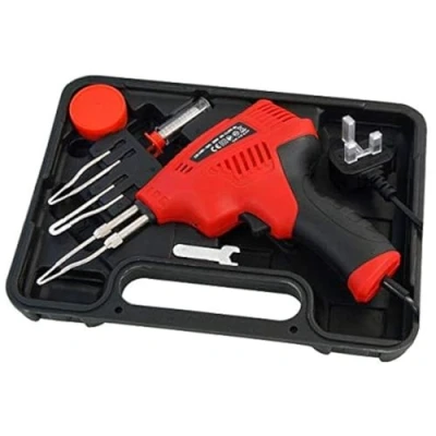 Image of Electric Soldering Iron Gun Set 200W / 240V Temperature Control LED Light 3 Tips