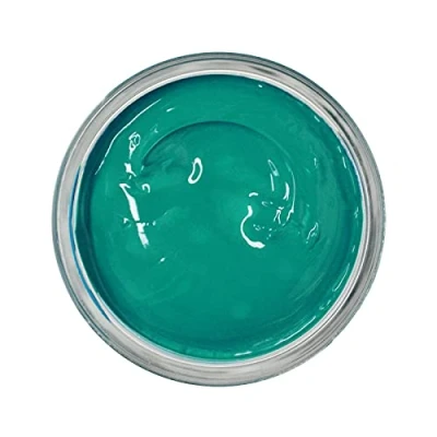 Image of Famaco 50ml Green Jamaique Menthe Leather Deluxe Cream Polish for Boot and Shoe with Application Sponge Long Lasting Shine Protector Kit Boots Shoes