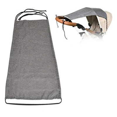 Image of Universal Baby Sunshade for Pram, Pushchair, Buggy and Stroller Sun Sail with UV Protection 50+ up Down Slide Function