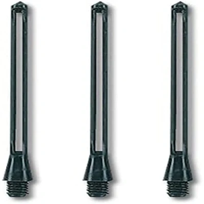 Image of Unicorn Dart Shafts Slikstik Plus Durable Polycarbonate 3 Stems Black Short 56.6 mm