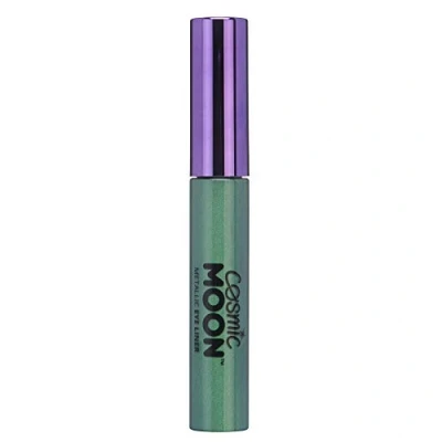 Image of Metallic Eyeliner Cosmic Moon Green Make up Eye Liner, Pearl Shimmer Shadow