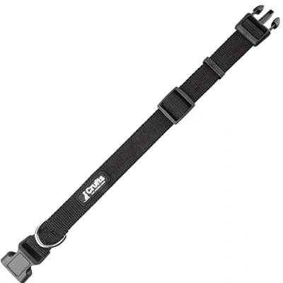 Image of VFM/Crufts Medium Black Nylon Collar For Dogs
