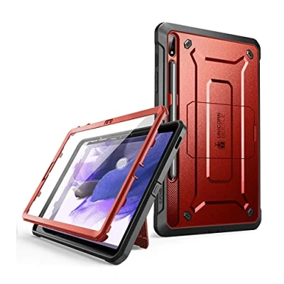 Image of SUPCASE Unicorn Beetle Pro Series Rugged Full Body Protective Case for Samsung Galaxy Tab S7 FE 12.4 inch (2021), Ruddy