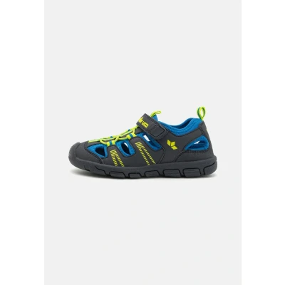 Image of LICO Ardales Unisex Sandals for kids, Size: 11K, Navy/blue/lemon Imitation leather/ textile