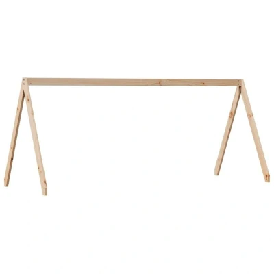 Image of vidaXL Kids&#039; Bed Roof 199x80.5x88 cm Solid Wood Pine