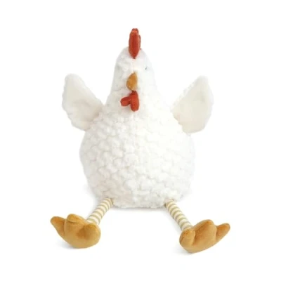 Image of MON AMI Dixy The Chicken Stuffed Animal 13/33cm Soft &amp; Cuddly Farm Toy Plush