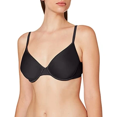 Image of Sassa Women&#039;s Pre Shaped Underwired Bra, Black (Black 00500), 36C