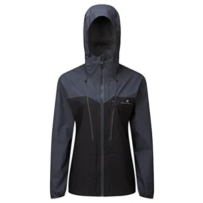 Image of Ronhill Running, Wmn&#039;s Tech Fortify Jacket, Black/Charcoal, 14