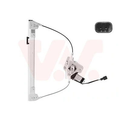 Image of 46803651, 51846384 Window regulator VAN WEZEL 1709262 Right Front electric with motor without comfort function FIAT: Panda II Hatchback