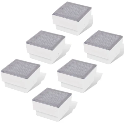 Image of vidaXL LED Inground Lights 6 pcs 100x100x68 mm