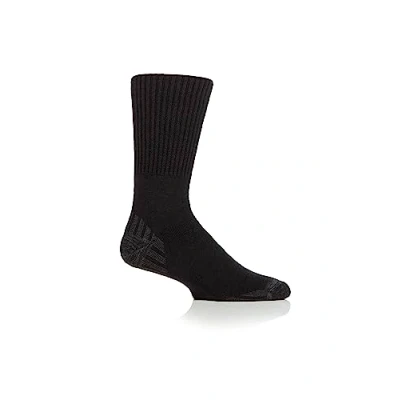 Image of IOMI Mens/Ladies 1 Pair Footnurse Diabetic Walker Wool Boot Socks Black (as8, numeric, numeric_6, numeric_8_point_5, regular, regular)
