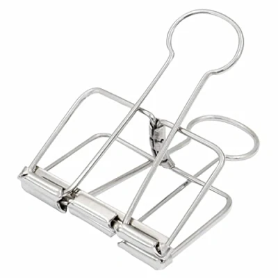 Image of Extra Large Binder Clips 2 Inch, Big Paper Clamps Silver for Office School Supplies (15Pcs)
