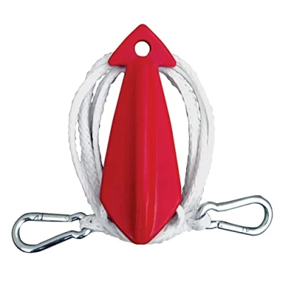Image of AIRHEAD Boating Accessories New Tow Demon Harness 12&#039;Rope AHTH5, Red/White