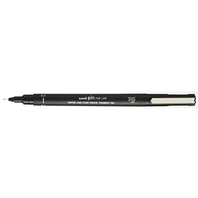 Image of Uniball Pin Drawing Pen 0.1mm Color: Black