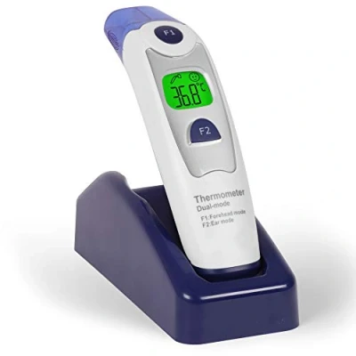 Image of Ear and Forehead Thermometer IRT1000, 2 in 1, Non Contact Digital Infrared Medical for Baby/Child/Adult, Memory Function, Easy Operation, Instant Accurate Results