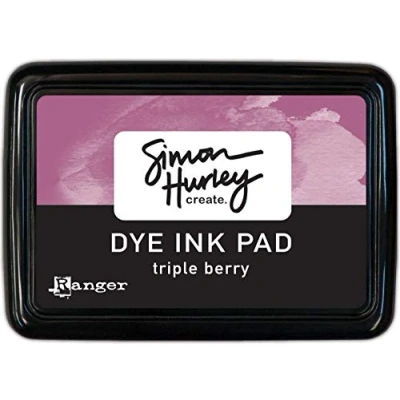 Image of Ranger Simon Hurley Create. Dye Ink Pads Triple Berry, 2.75 x 3.75