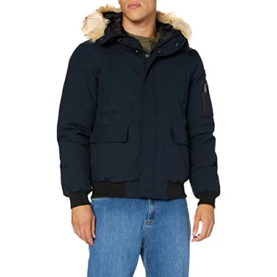 Image of Schott Winter jacket, Men&#039;s, Size: Medium, Bleu marine
