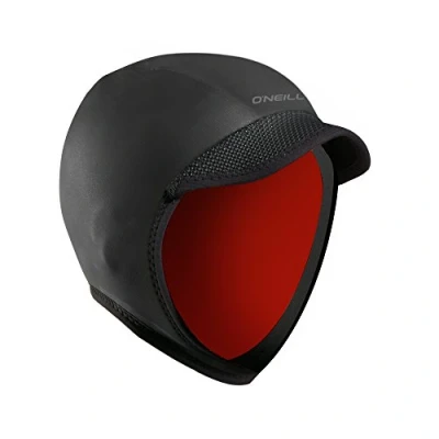 Image of ONeill 3mm Squid Lid Neoprene Wetsuit Cap Hat Black Unisex