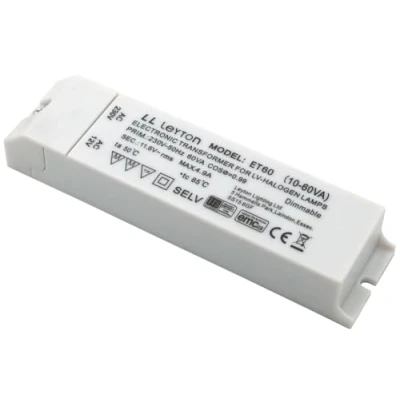 Image of Leyton Lighting ET60FLY 10w 60w 12v Low Voltage Halogen Transformer Fly Lead