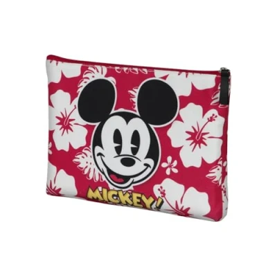 Image of Disney Mickey Mouse Hawaii Soleil Toiletry Bag, Red, 30.5 x 22.5 cm