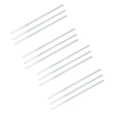Image of Kabalo Set Of 12 Glass Stirring Stirrer Rods For Scientific Chemistry Laboratory Lab Use