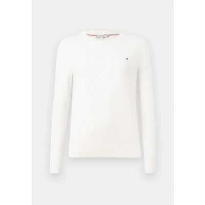 Image of Tommy Hilfiger Jumper, Women&#039;s, Size: Large, Ivory petal