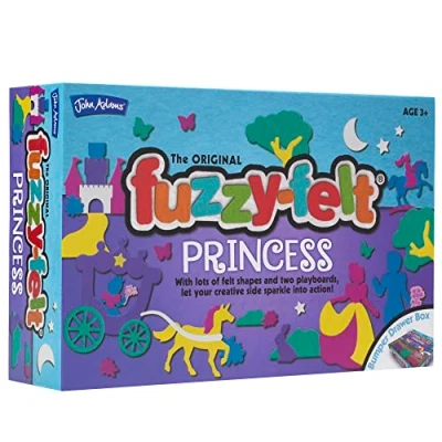 Image of John Adams Fuzzy felt Princess Drawer Set: Mix and match pieces to create themed pictures! Arts &amp; Crafts Ages 3+