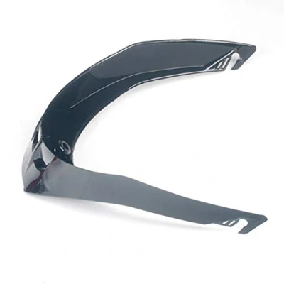 Image of Woljay Off Road Motorcycle Full Face Helmet Visor Shield (Black Spoiler)