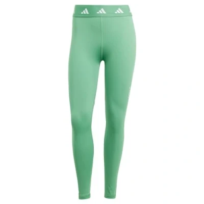 Image of adidas Performance Techfit 7/8 Leggings, Women&#039;s, Size: Medium, Preloved green