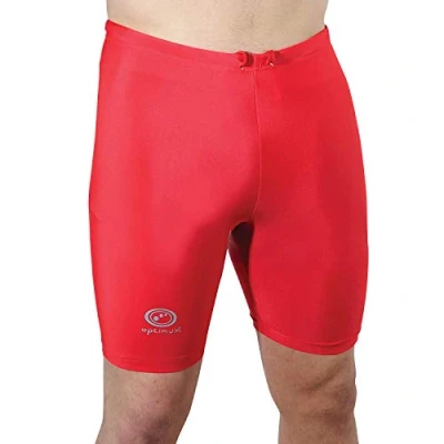 Image of Men&#039;s BMX Compression Shorts Quick Dry Performance Sports Underwear, Base Layer Running Gear with Secure Fit for Gym and Outdoor Activities, S, Red