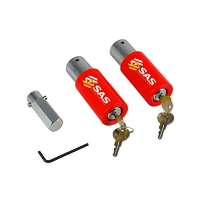 Image of Caravan Corner Steady Leg Locks 2 (Twin) Pack Keyed Alike