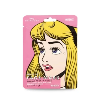 Image of MAD BEAUTY DISNEY Princess Aurora Face Masks, Lavender Infused Sheet Heals Damaged Skin, Calming, Anti Inflammatory, Detoxifying