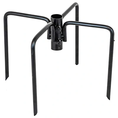 Image of Woodside Bird Feeding Station Stabiliser, Heavy Duty Steel, Universal Up To 28mm, Staked Rods