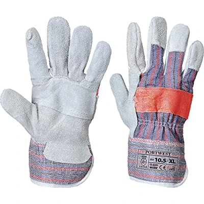 Image of Portwest Classic Canadian Rigger Glove Grey XL