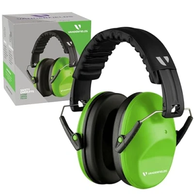 Image of Vanderfields Kids Ear Defenders Noise Cancelling Headphones for Sound Blocking Earmuffs Autism Protection Boys, Girls, Toddlers &amp; Children Age 3 16 Year Old 26dB SNR
