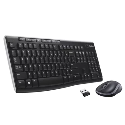 Image of Logitech Wireless Combo MK270 Radio Transfer, PC/Mac, Keyboard