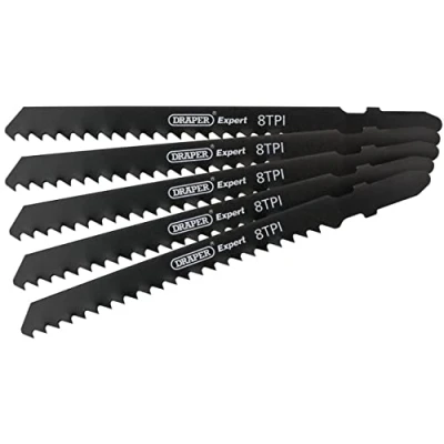 Image of Draper DT111C Jigsaw Blade Set, 100mm (5 Piece)