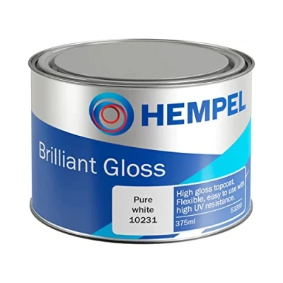 Image of Hempel Brilliant Gloss Pure White 375ml Tin
