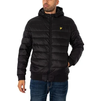 Image of Lyle &amp; Scott Wadded Winter coat, Men&#039;s, Size: XL, jet black