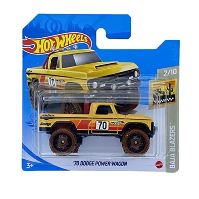 Image of Hot Wheels &#039;70 Dodge Power Wagon Baja Blazers 2/10 2021 (3/250) Short card