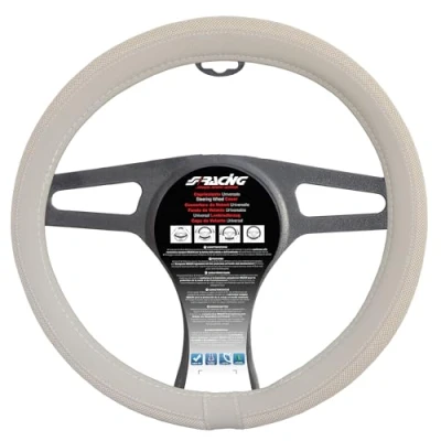 Image of Simoni Racing CVT / 500 Universal steering wheel cover, Beige