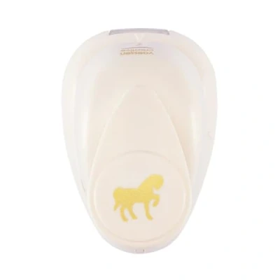 Image of Vaessen Creative Craft Paper Punch Horse 1,2 x 1,3 cm Circle Cutter for Crafting and Card Making